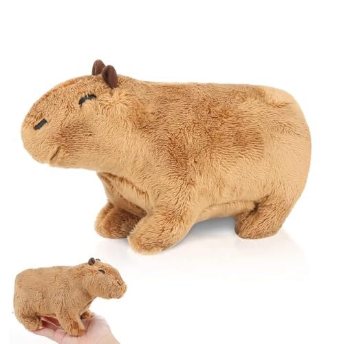 Newhope Simulation Capybara Plüschtier, Niedliche Tier Capy Meerschweinchen Puppen Capybara Plüschtier Capybara Kuscheltiere Spielzeug Plüsch, Geburtstagsgeschenk für Kinder von Newhope