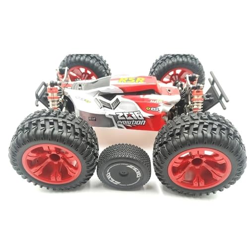 NexaPart 4pcs 110mm RC Car Tires 12mm Hex for 1/12 1/14 1/10 Rock Crawler RC Car Wltoys 12427 12429 12423 144001 124019 124018(Rood) von NexaPart