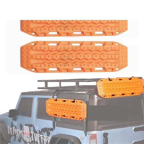 NexaPart Escape Board 2PCS 1/10 RC Crawler Auto Teile Zubehör Rettungs Anti-Skid Tracks Matte for Redcat Bronco Defender D90 G63 AXIAL von NexaPart