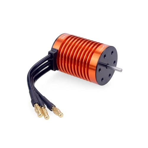 NexaPart RC-Zubehör 1:10 RC Auto Teil Wasserdicht F540 3300KV 4370KV Bürstenlosen Motor W/60A ESC Programm Karte for 1/10 1/12 RC Truck Buggy Off-Road-Auto(Only 3300KV Motor) von NexaPart