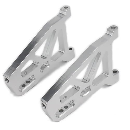 NexaPart RC-Zubehör 2 STÜCKE Aluminium Front Lower Suspension Control a-Arme 513007 rc Auto 1/10 FS Truck Buggy 53810 2 stücke Legierung verbesserte hop-up rc Teile(Silver) von NexaPart