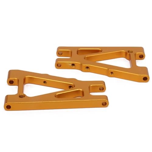 NexaPart RC-Zubehör 2 STÜCKE Legierung Front Lower Suspension Arm for Rc Hobby Modell Auto 1/10 Kyosho Optima 4Wd Aufrecht Set Arm Links rechts Hopup Teile OT004(Yellow) von NexaPart