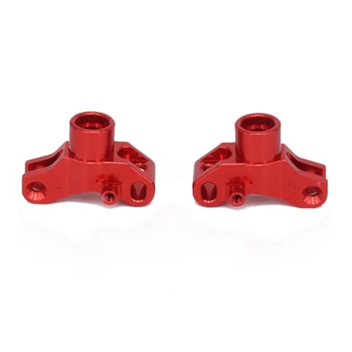 NexaPart RC-Zubehör 2 STÜCKE Legierung Hinterradnabenträger Achsschenkelträger for Rc Modellauto 1/10 Kyosho Optima 4Wd Aufrechter Satz Buggy Off-Road RC Teile(Rood) von NexaPart