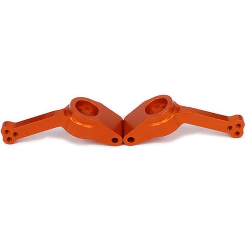 NexaPart RC-Zubehör 2 STÜCKE Rear Hub Carrier (l/r) 533023 for Rc Hobby Modellauto 1/10 FS Racing Truck Buggy Truggy 53810 Aluminiumlegierung Hop-Up Teile(Orange) von NexaPart