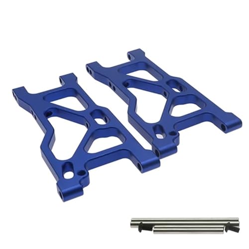 NexaPart RC-Zubehör 2 stücke Bearbeitete Aluminiumlegierung Front Lower Suspension Arm a-Arms for Rc Hobby Modell Auto 1-10 Vrx Octane Vetta Karoo Ftx Outlaw Upg(Dark Blue) von NexaPart