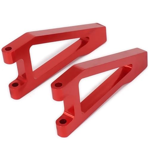 NexaPart RC-Zubehör 2 stücke Legierung Aluminium Front Upper Suspension Control a-Arme 513006 for Rc Hobby Modell Auto 1/10 FS Racing Truck Buggy 53810 RC Teil(Rood) von NexaPart