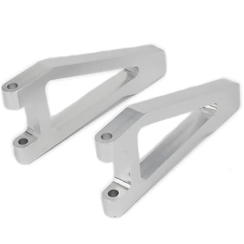 NexaPart RC-Zubehör 2 stücke Legierung Aluminium Front Upper Suspension Control a-Arme 513006 for Rc Hobby Modell Auto 1/10 FS Racing Truck Buggy 53810 RC Teil(Silver) von NexaPart