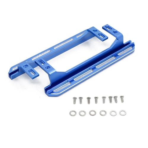 NexaPart RC-Zubehör 2Pcs Metall Pedal Seite Platte Slider for Traxxas TRX4 2021 Bronco 1/10 RC Cawler Auto Upgrade Teile Zubehör(Blauw) von NexaPart