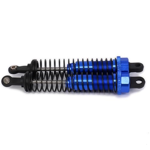 NexaPart RC-Zubehör 86mm Aluminium Stoßdämpfer for RC Auto 1/16 Buggy Monster Truck Hsp Hpi Öl Gefüllt Einstellbare Hop-Up Verbesserte Teile Losi(Dark Blue) von NexaPart