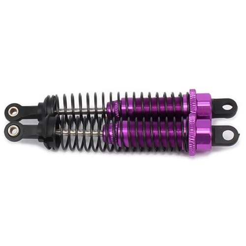 NexaPart RC-Zubehör 86mm Aluminium Stoßdämpfer for RC Auto 1/16 Buggy Monster Truck Hsp Hpi Öl Gefüllt Einstellbare Hop-Up Verbesserte Teile Losi(Purple) von NexaPart