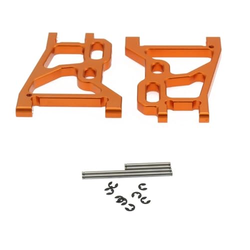 NexaPart RC-Zubehör Legierung Hinten Unten Suspension Arm for Rc Hobby Modell Auto 1/10 Fs Racing Buggy Truggy s-Kurs Wüste Buggy(Orange) von NexaPart