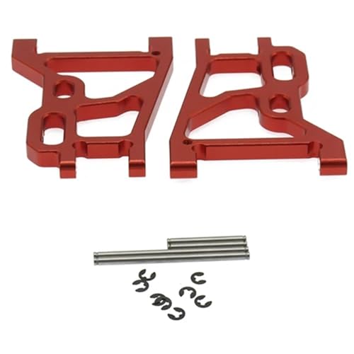 NexaPart RC-Zubehör Legierung Hinten Unten Suspension Arm for Rc Hobby Modell Auto 1/10 Fs Racing Buggy Truggy s-Kurs Wüste Buggy(Rood) von NexaPart