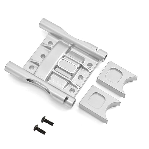 NexaPart RC-Zubehör Metall Center Differential Abdeckung Halterung for Arrma 6S 1/8 Kraton Senton Typhon Outcast 1/7 Infraction Limitless Mojave Upgrades(Silver) von NexaPart