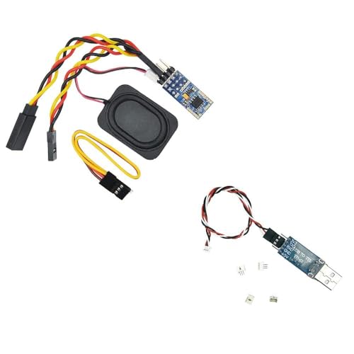 NexaPart RC-Zubehör TBS Mini Programmierbare Motor Sound USB Einheit for Orlandoo OH35P01 for LKW JJ Q64 Q65 KIT Micro RC Auto Teile(Sound Unit and USB) von NexaPart