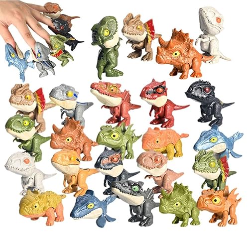 Schleuder Dinosaurier Spielzeug, Finger Biting Dinosaur Toy Fingerbeißer Lustige Dinosaurier Spielzeug Fliegende Dinosaurier Schleuder Spielzeug Handspielzeug Finger Dino, Zufällige Farbe (8pcs) von Nexoria