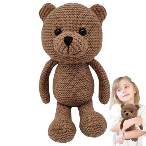 Animal Cuddle Pet Chew Toy - Gestrickte Puppe, puppenspielzeug, Gestricktes Spielzeug | Nettes Plüsch 25 cm/9,84 Zoll Gefüllten, Home Display -Ornament Für Schlafzimmer, Wohnzimme von Nexusectar