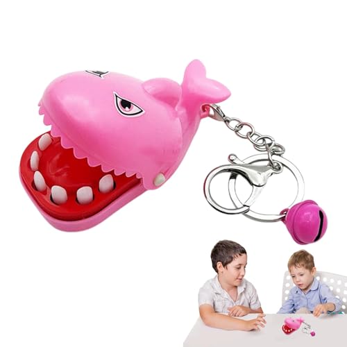 Beißend Fingerspielzeug - Krokodil -Schlüsselbund, Niedliche Keyring -Kinder, Lustiger Bissfinger -Krokodil -Schlüsselring | Finger Bis Bittierspielzeug, Interessante Gags Praktische Witzspiel von Nexusectar