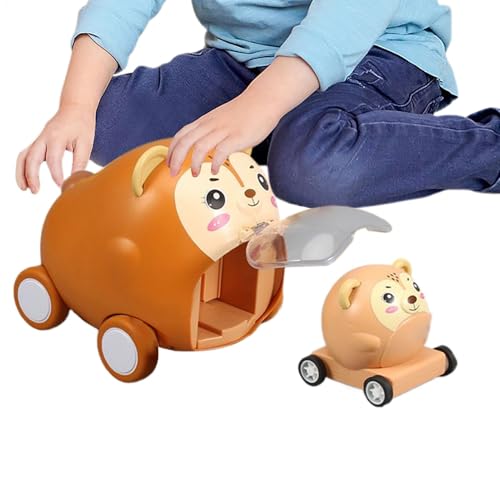 Drücken Und Go Car Toys - Reibungsantriebsfahrzeug Tierwagen | Entzückende Sensorische Partyaktivitäten Für 1-2 Jahre Altes Geburtstag von Nexusectar