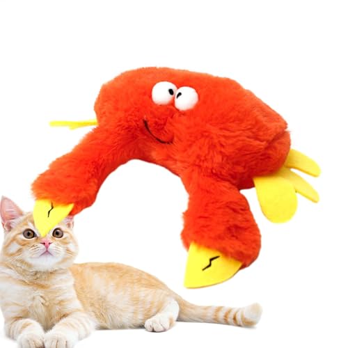 Flapping Wings Cat Toy | Catnip -Spielzeug Für Innenkatzen - Automatische Interaktive Katzenspielzeug Touch Aktiviertes Plüschkätzchenspielzeug, Zwitschern Katzenspielzeug Für Gelangweilte Katzen von Nexusectar