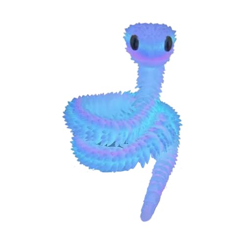 Nexusectar Artikulierte Schlange, 3D -Schlange - Spielzeugmodellschlange Mit Flexiblen Gelenken, Lustige Bürodekoration | Fluore Animal Decor Für Wohnzimmer, Schlafzimmer, Kinderschlafzimmer Nexusectar Artikulierte Schlange, 3D -Schlange - Spielzeugmodellschlange Mit Flexiblen Gelenken, Lustige Bürodekoration | Fluore Animal Decor Für Wohnzimmer, Schlafzimmer, Kinderschlafzimmer von Nexusectar
