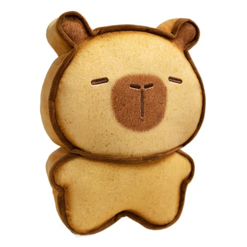 Nexusectar Capybara Stofftiere, Capybara Plüschpuppe - Cartoon Toast Capybara Stuffed Decor - Schönes Aussehen Plüsch Tierspielzeug für Kinderzimmer, Auto, Schlafzimmer, Couch, Wohnzimmer von Nexusectar