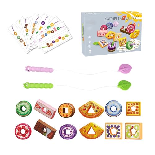 Nexusectar Fädeln Spielzeug - Eltern-Kind Interaktives Spiel,Feinmotorik Obst Gemüse Fädelspiel Für Mädchen Kleinkinder Klassenzimmer Zuhause Reisen Auto Nexusectar Fädeln Spielzeug - Eltern-Kind Interaktives Spiel,Feinmotorik Obst Gemüse Fädelspiel Für Mädchen Kleinkinder Klassenzimmer Zuhause Reisen Auto von Nexusectar