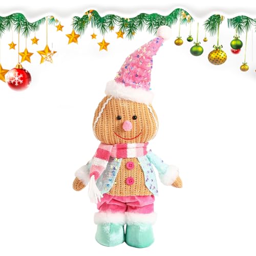 Nexusectar Gingerbread Plüsch,Weihnachtsschmuck Plüsch - Kuschelweiche Puppe Saisonale Deko Für Kinder Mädchen Jugendliche Kleinkinder Freunde Nexusectar Gingerbread Plüsch,Weihnachtsschmuck Plüsch - Kuschelweiche Puppe Saisonale Deko Für Kinder Mädchen Jugendliche Kleinkinder Freunde von Nexusectar