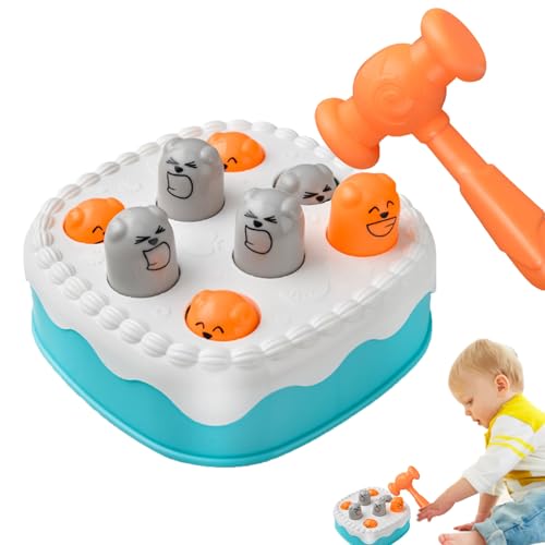 Nexusectar Hämmern von Pounding Toy | Kuchenform Wack Mole Hammer Games Interactive Toys | -Schlagenspielzeug, Whack Game Toy, Vorschulzeit für 1-3 Jahre alte Mädchen Vorschule Nexusectar Hämmern von Pounding Toy | Kuchenform Wack Mole Hammer Games Interactive Toys | -Schlagenspielzeug, Whack Game Toy, Vorschulzeit für 1-3 Jahre alte Mädchen Vorschule von Nexusectar