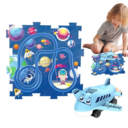 Nexusectar Kinder Puzzle Rennstrecke, Puzzle -Auto -Strecke Spielzeug, Kinderpuzzletracksspielset, Rennfahrzeugspiele, Bahnfahrzeuge Bodenspiel, Bildungsspielzeug für Kinder im Alter von 3 Jahren im Nexusectar Kinder Puzzle Rennstrecke, Puzzle -Auto -Strecke Spielzeug, Kinderpuzzletracksspielset, Rennfahrzeugspiele, Bahnfahrzeuge Bodenspiel, Bildungsspielzeug für Kinder im Alter von 3 Jahren im von Nexusectar