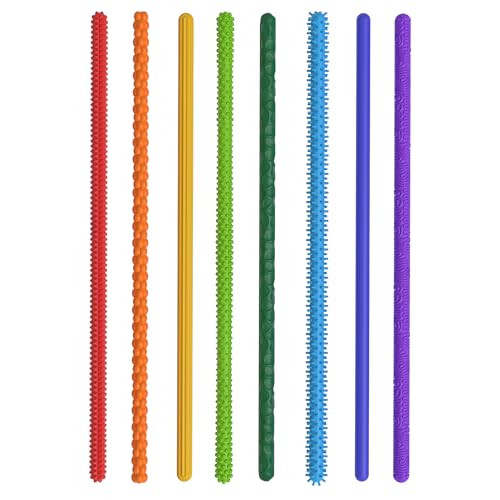 Nexusectar Sensory Stick - Elastische Weiche Quetschspielzeuge Mit Strukturierter Beruhigungsfunktion - Weiches Kauspielzeug Als Klassenraum Belohnung Für Jugendliche Schüler Jungs Mädchen Nexusectar Sensory Stick - Elastische Weiche Quetschspielzeuge Mit Strukturierter Beruhigungsfunktion - Weiches Kauspielzeug Als Klassenraum Belohnung Für Jugendliche Schüler Jungs Mädchen von Nexusectar