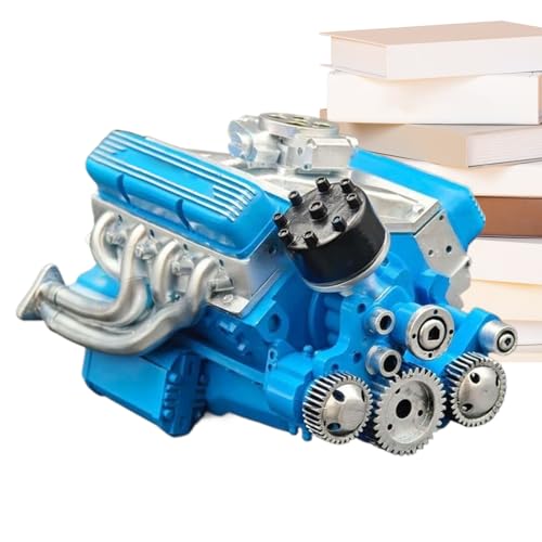 Originale Mechanik Motoren Bauset, Motormodell - Kunststoff V8 Motor Bausatz - Realistische Wissenschaftliche Lernspiele, Schreibtischdekoration Für Kinderzimmer Wohnzimmer Bücherregal Deko Originale Mechanik Motoren Bauset, Motormodell - Kunststoff V8 Motor Bausatz - Realistische Wissenschaftliche Lernspiele, Schreibtischdekoration Für Kinderzimmer Wohnzimmer Bücherregal Deko von Nexusectar