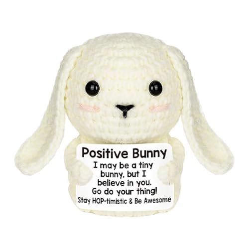 Stricker Häkeltier, 7x5 cm Positives Häkeltier, Überraschender Heutiger Hase, Komfortables Süßes Gefülltes Tier | Zarte Strick Spielzeughäketiere Zum Geburtstag Weihnachten Halloween Stricker Häkeltier, 7x5 cm Positives Häkeltier, Überraschender Heutiger Hase, Komfortables Süßes Gefülltes Tier | Zarte Strick Spielzeughäketiere Zum Geburtstag Weihnachten Halloween von Nexusectar