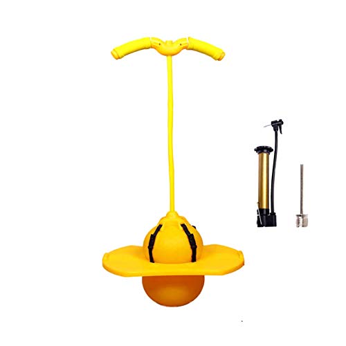 Nhujevkom Balance Ball, Pogo Stick Jumper, Pogo Ball Mit Griffen Und Pumpe, Multifunktionaler Balance Sprung Ball Übungsball, Fitness Body Training Assistent,38 X 29 X 90 cm Für Kinder Und Erwachsene von Nhujevkom