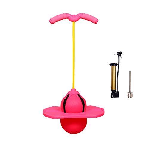 Nhujevkom Balance Ball, Pogo Stick Jumper, Pogo Ball Mit Griffen Und Pumpe, Multifunktionaler Balance Sprung Ball Übungsball, Fitness Body Training Assistent,38 X 29 X 90 cm Für Kinder Und Erwachsene von Nhujevkom