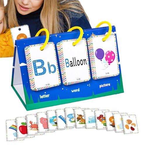 Nhujevkom Buchstaben Karten Lernen - Lernspiele Kindergarten Aktivitäten,Tragbares Lernspiel Fähigkeiten Entwicklung Mädchen Junge Ab 3 4 5 6 7 8 Jahre Vorschule Reisen Schule Nhujevkom Buchstaben Karten Lernen - Lernspiele Kindergarten Aktivitäten,Tragbares Lernspiel Fähigkeiten Entwicklung Mädchen Junge Ab 3 4 5 6 7 8 Jahre Vorschule Reisen Schule von Nhujevkom