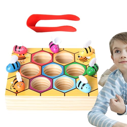 Nhujevkom Farbensortierung | Bienenfang Lernspiel | Lernspielzeug Ab 3 Jahre Mädchen Kindergarten Reise Geburtstag Nhujevkom Farbensortierung | Bienenfang Lernspiel | Lernspielzeug Ab 3 Jahre Mädchen Kindergarten Reise Geburtstag von Nhujevkom