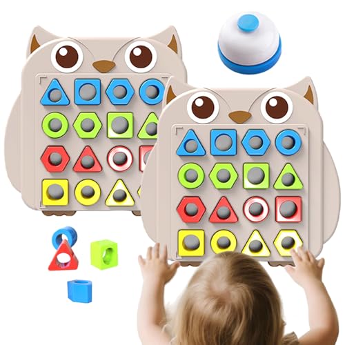 Nhujevkom Formen Zuordnungsspiel - Formen Lernspiel Mit Zuordnungsfunktion | Zwei-Spieler Pädagogisches Brettspiel Für Mädchen Vorschulkinder Kindergarten Klassenzimmer Zuhause Nhujevkom Formen Zuordnungsspiel - Formen Lernspiel Mit Zuordnungsfunktion | Zwei-Spieler Pädagogisches Brettspiel Für Mädchen Vorschulkinder Kindergarten Klassenzimmer Zuhause von Nhujevkom