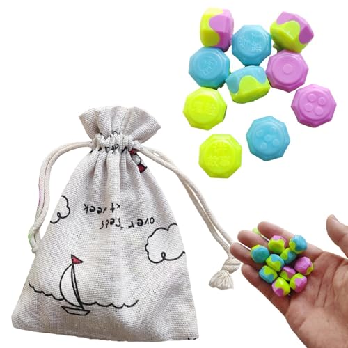 Nhujevkom Gonggi Korean Game, 10 Stück Gonggi Traditionelles Koreanisches Spielspiel Korean Jacks Stone Spielset, Steinfangspiel, Gonggi Jack Stone Pebbles Set Koreanisches Gonggi-Spiel Für Kinder von Nhujevkom