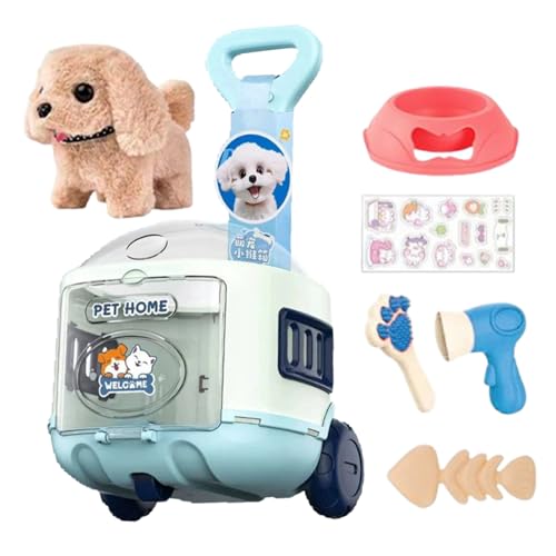 Nhujevkom Haustierspielzeug Für Kinder - Elektrisches Tier Gehend Bellender Rollkoffer | Realistisches Plüschtier Für Rollenspiel Geburtstagsgeschenk Mädchen Nhujevkom Haustierspielzeug Für Kinder - Elektrisches Tier Gehend Bellender Rollkoffer | Realistisches Plüschtier Für Rollenspiel Geburtstagsgeschenk Mädchen von Nhujevkom