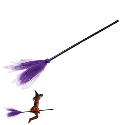 Nhujevkom Kinderhexenbesen - Hexenbesen Kostümzubehör - Dekoration Für Haustür Geisterhaus Garten Kostüme Bühne Halloween Partys Nhujevkom Kinderhexenbesen - Hexenbesen Kostümzubehör - Dekoration Für Haustür Geisterhaus Garten Kostüme Bühne Halloween Partys von Nhujevkom