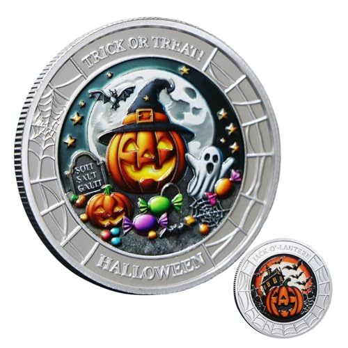 Nhujevkom Sammler Münze | Halloween Spaß Metall Prägeplakette - Erinnerungsstück Sammler Geschenk Für Party Erwachsene Kinder Zuhause Nhujevkom Sammler Münze | Halloween Spaß Metall Prägeplakette - Erinnerungsstück Sammler Geschenk Für Party Erwachsene Kinder Zuhause von Nhujevkom