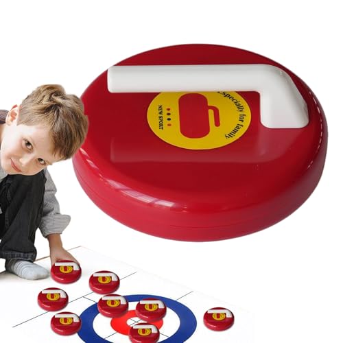 Nhujevkom Tragbares Indoor Curling,Tisch Curling Spiel | Freizeitspielzeug für Kinder Erwachsene Büros Klassenräume Studentenwohnheime Garten Familienfeiern Partys College Nhujevkom Tragbares Indoor Curling,Tisch Curling Spiel | Freizeitspielzeug für Kinder Erwachsene Büros Klassenräume Studentenwohnheime Garten Familienfeiern Partys College von Nhujevkom