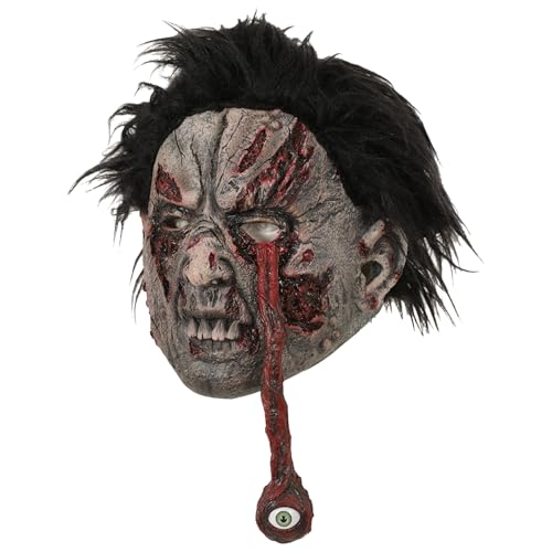 Nhujevkom Zombie Gesichtsmaske, Halloween Deko Zombie Geist Vollmaske, Echt Aussehendes Zubehör Für Erwachsene Rollenspiele Horrorhaus Escape Room Streiche Auftritt Nhujevkom Zombie Gesichtsmaske, Halloween Deko Zombie Geist Vollmaske, Echt Aussehendes Zubehör Für Erwachsene Rollenspiele Horrorhaus Escape Room Streiche Auftritt von Nhujevkom