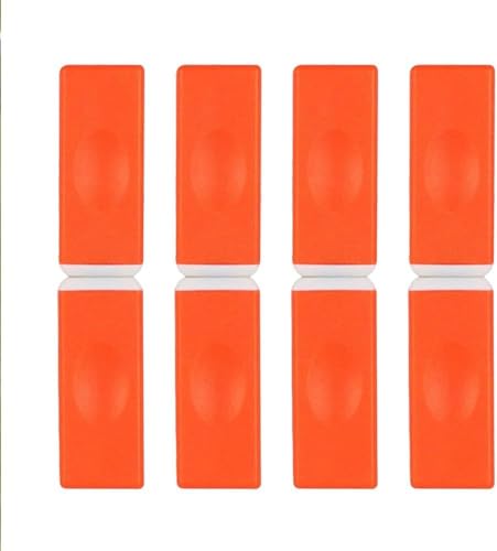Magnetische Bauklötze Springende Bausteine ​​Fidget-Spielzeuge Für Erwachsene Bei Angstzuständen Mini-Bauklötze Fidget Spinner Magischer Würfel Dekompressions-Spielzeug (Orange,4 Stück) von NiRwa