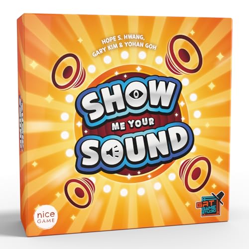 Nice Game Publishing Show Me Your Sound - Ratespiel - 2-8 Spieler - Ab 7+ Jahre - Familienspiel - Gesellschaftsspiel - Partyspiel - 20-30 Minuten - Ideal als Reisespiel, Mitbringspiel & Geschenk von Nice Game Publishing