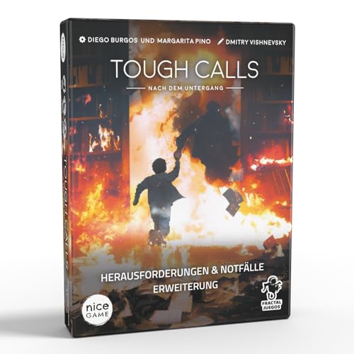 Nice Game Publishing Tough Calls - Nach dem Untergang: Notfälle und Herausforderungen - Erweiterung für das Gesellschaftsspiel- 3-5 Spieler - Ab 12+ Jahre - Rollenspiel - Brettspiel - 45 Minuten von Nice Game Publishing