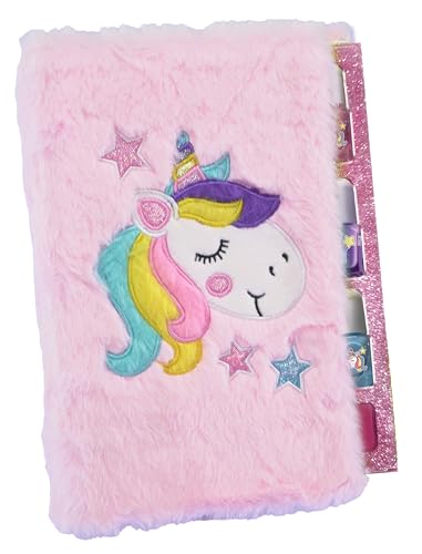 NICE 16015 Einhorn Magic Unicorn Make Up Book, Rosa, A5 von Nice Group