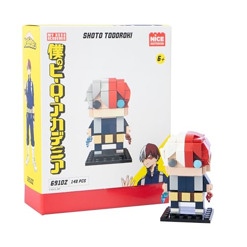 Nice Mattoncini - My Hero Academia, Held Shoto Todoroki zum Bauen mit Bausteinen von Nice Mattoncini