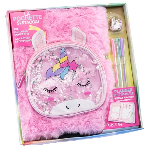 Nice Group 16012 Einhorn Magic Unicorn Fun Notebook, Rosa, A4 von Nice Group