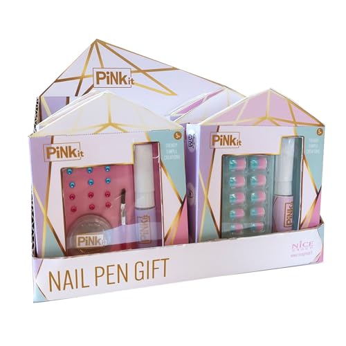 Nice Group - Pink It Nail Pen Gift, 1 Kit für Nägel als Überraschung von Nice Group